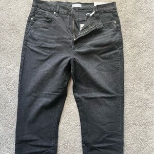 NWT loft straight crop jean